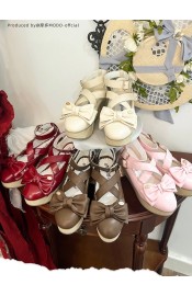 Modo Fairytale Town Large Bow Platform Shoes(Leftovers/6 Colours/Full Payment Without Shipping)